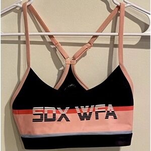 White Fox Sports Bra Sarah's Day Rally Pink Medium M SD X WFA SDX
